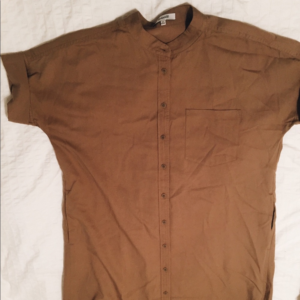 MADEWELL Button Down Shirt Dress